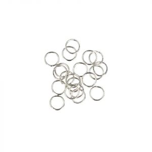 Silver Colored Bending Rings - 5 x 0.7 mm (20 Pieces)