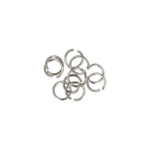 Stainless Steel Bending Rings - 8 x 1 mm (10 Pieces)