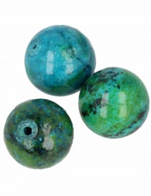 1 Loose Chrysocolla Bead - Colored(10 mm)