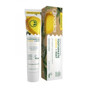Nordics Vegan Toothpaste Lemon Mint BIO with Fluoride