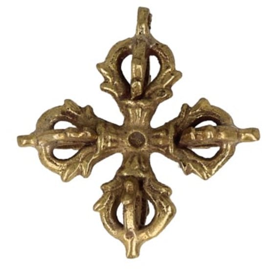 Brass Pendant Eastern Vishvavajra