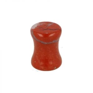 Plug Ear Piercing Red Jasper (8 mm)