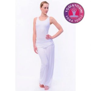 Yoga Pants Comfort Flow White S-M