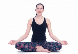 Yoga Legging Black with Mandala Organic M