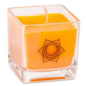 Rapeseed Wax Ecological Scented Candle 2nd Chakra - Navel Chakra
