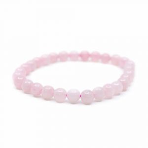 Gemstone Bracelet Rose Quartz (18 cm/6 mm Beads)