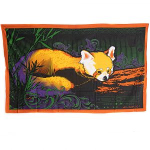 Tapestry Spiritual Cotton with Colourful Red Panda Authentic (215 x 135 cm)