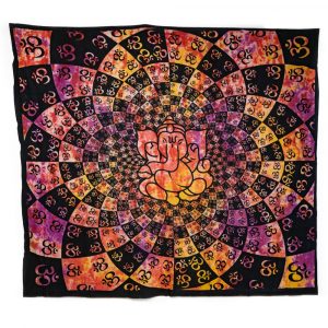 Tapestry Elephant Cotton Sitting Elephant with OHM Authentic (240 x 210 cm)