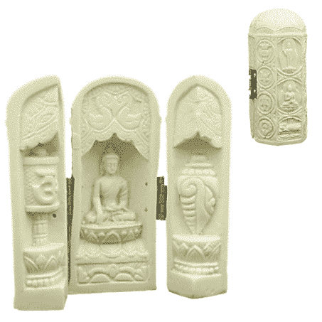 Small Buddha Triptych -12 Cm