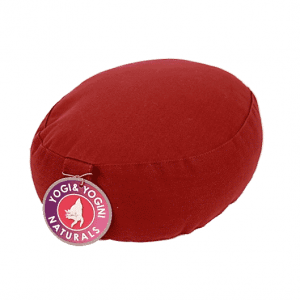 Meditation Cushion Red For Children Or For Travel