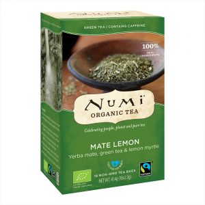 Numi Organic Green Tea Mate Lemon - 18 x 2.3 g