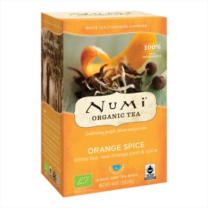 Numi Organic White Tea Orange Spice - 16 x 2.8 g