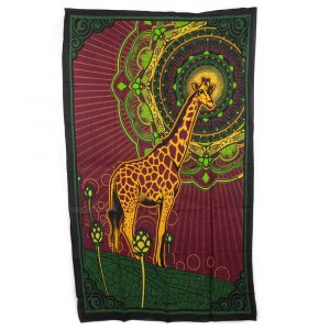 Giraffe Tapestry Cotton Authentic (215 x 135 cm)