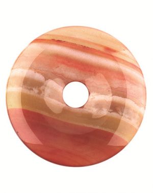 Carnelian donut 30 mm