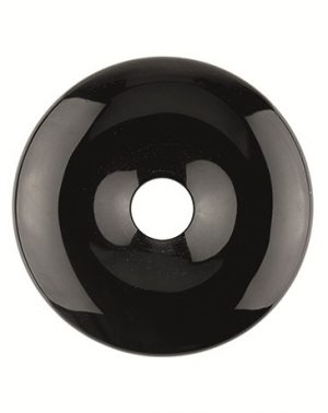 Obsidian Black Donut 40 mm