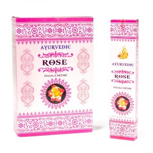 Ayurvedic Masala Incense Rose Premium (12 boxes)