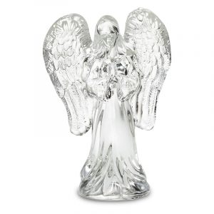 Angel of Glass with Matt glass wings - 10.4 cm