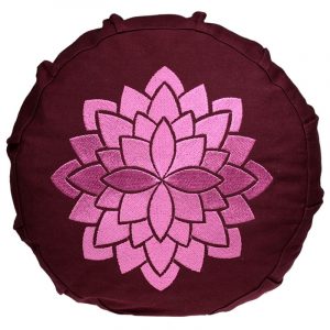 Embroidered Meditation Pad for Children (Picture  Lotus)