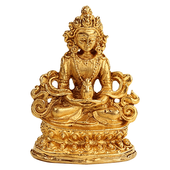 Little Statue Amitayus Gold - 5 Cm