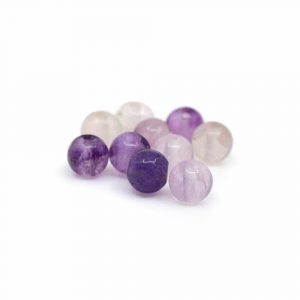 Gemstone Loose Beads Fluorite - 10 pieces (4 mm)