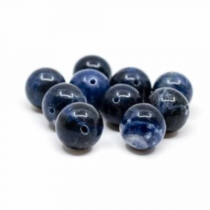 Gemstone Loose Beads New Sodalite - 10 pieces (12 mm)
