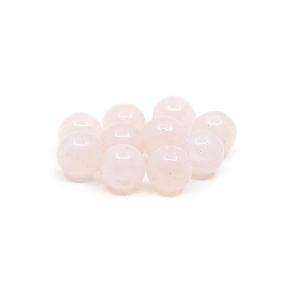 Gemstone Loose Beads Rose Quartz - 10 pieces (10 mm)