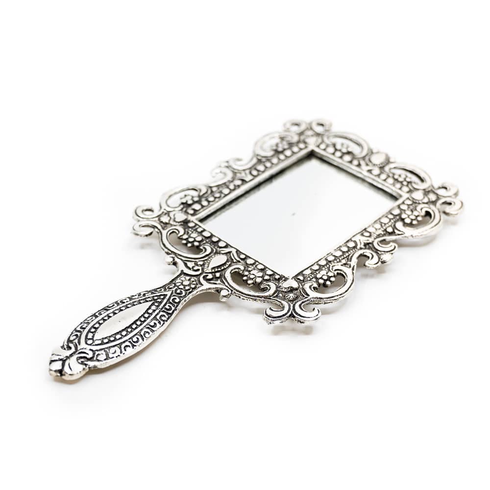 Traditional hand mirror square (18 cm)