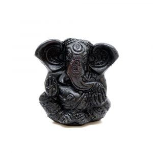 Ganesha Image - Black Finish (7 cm)