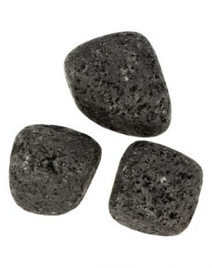 Lava Stone 3 Pieces Tumbled Stones