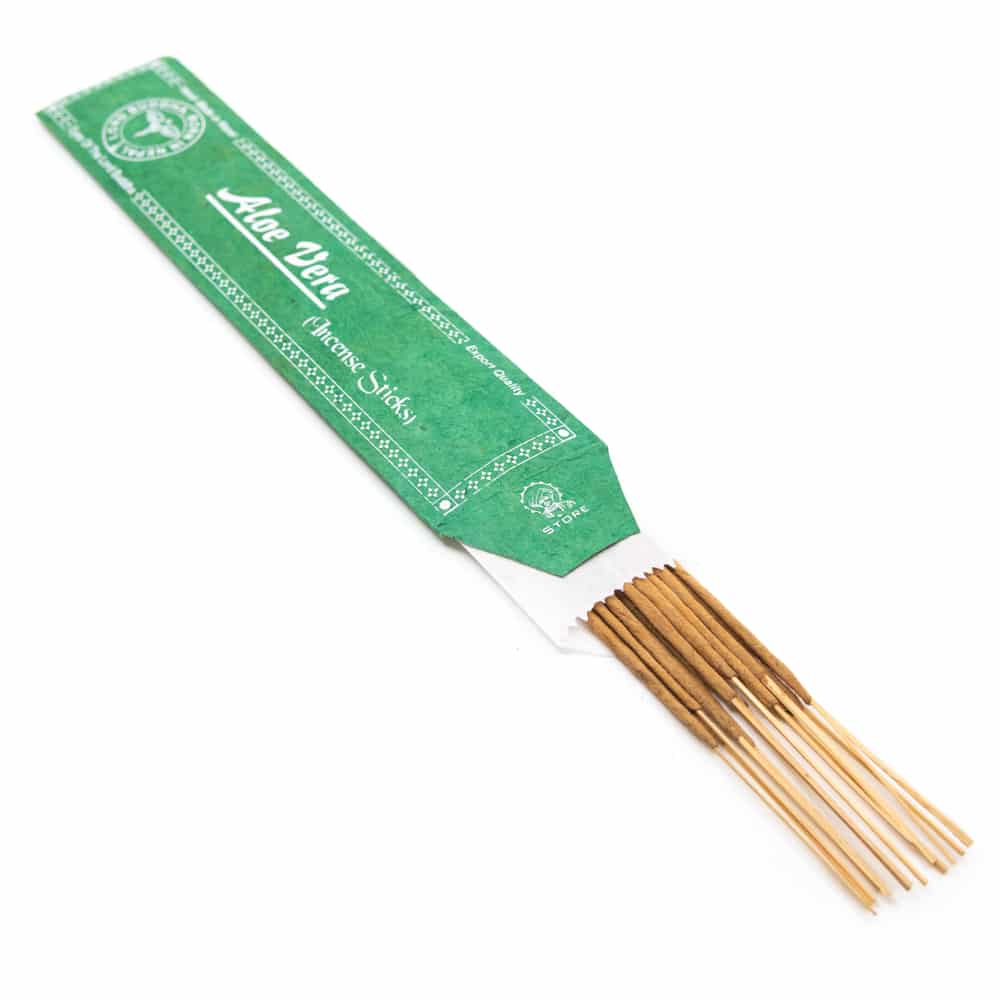 Tibetan Incense Sticks - Aloe Vera (15 pieces)
