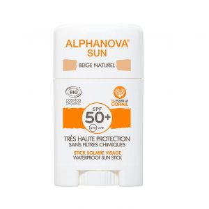 ALPHANOVA SUN BIO SPF 50+ Face Sun Stick - beige 12gr