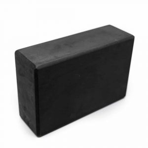 Spiru Yoga Block EVA Foam Black Rectangular - 22 x 15 x 7.5 cm