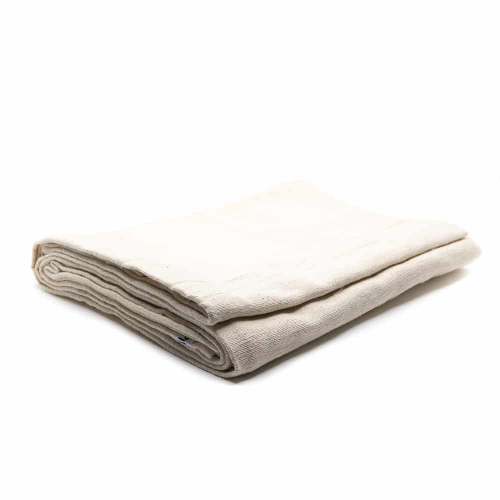 Meditation Blanket Handwoven - Natural - 100% Cotton