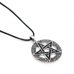Pendant Black Pentagram Amulet