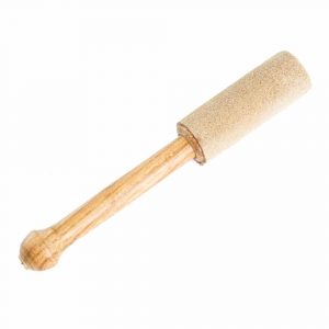 Singing Bowl Mallet Small with Suede Yellow (15 cm)