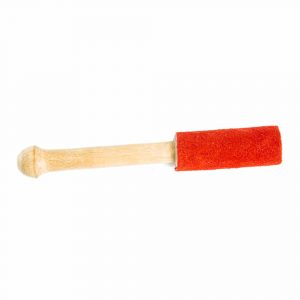 Singing Bowl Mallet Small with Suede Red (15 cm)