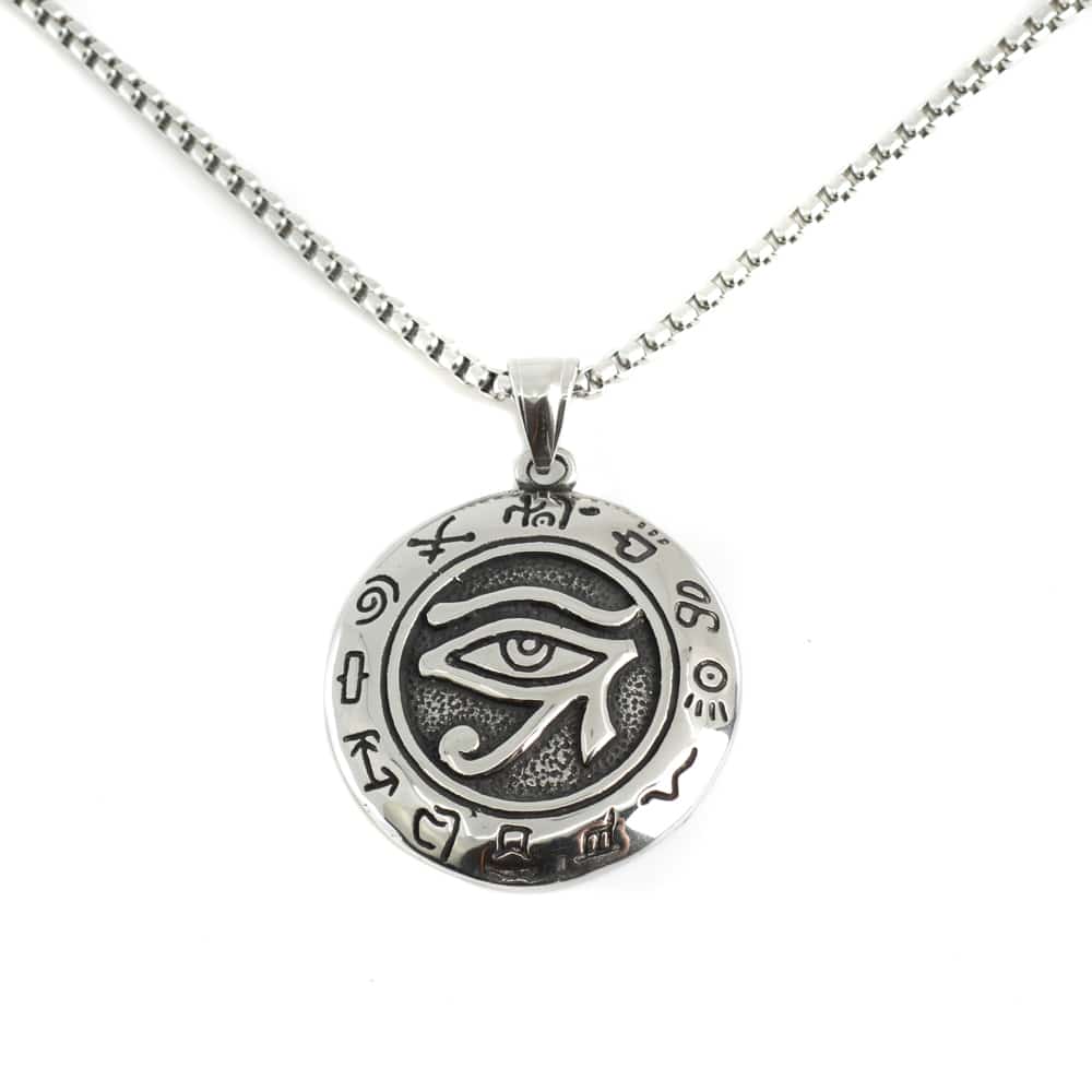 Amulet Silver Colored Eye of Horus (35 mm)
