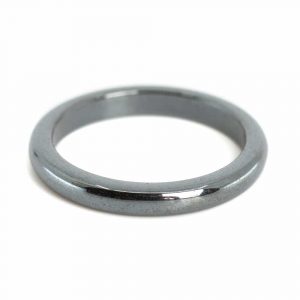 Gemstones Ring Hematite (3 mm - Size 19)