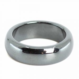 Gemstones Ring Hematite (6 mm - Size 15)