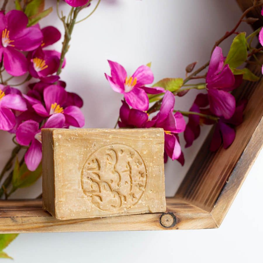 Aleppo Soap with flowers