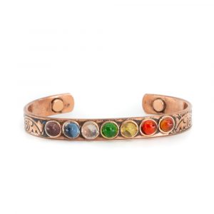 Copper Magnet Bracelet "7 Chakras"