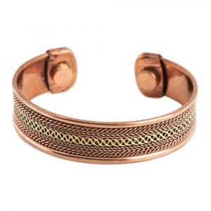 Copper Magnet Bracelet "Grid" Alternative