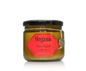 Organic Goodness Soy Wax Candle Rose - 200 gr