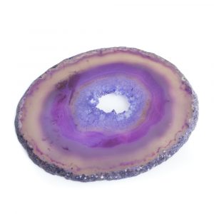 Coaster Disc Purple Agate Medium (6 - 8 cm)