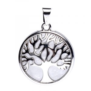 Tree of Life Pendant with Rock Crystal - 3cm