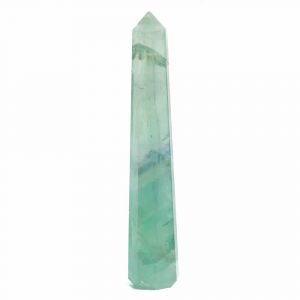 Gemstone Obelisk Point Rainbow Fluorite - 80-100 mm