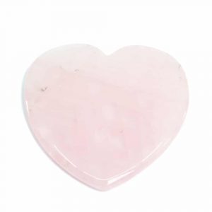 Gua Sha Scraper Rose Quartz Heart (75 mm)