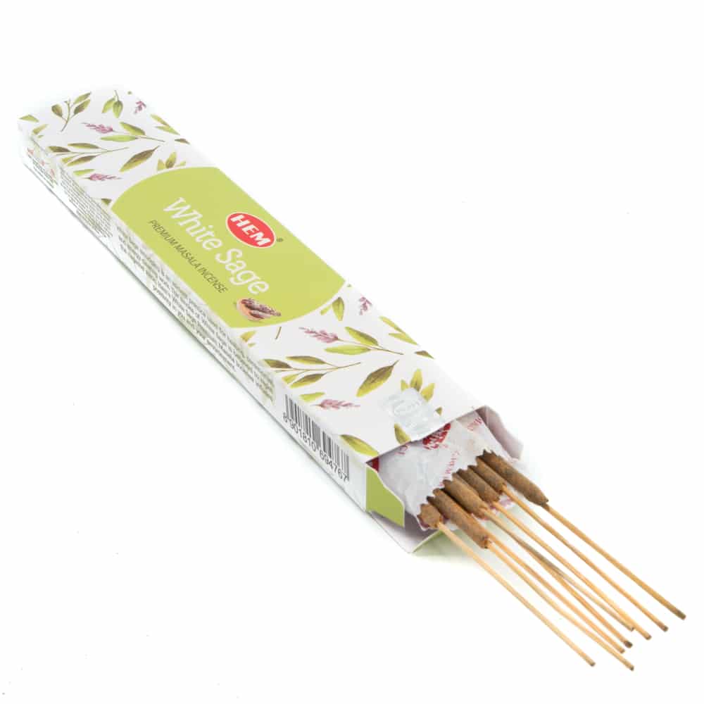 HEM Incense White Sage Masala (1 Package)