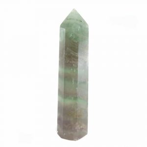 Gemstone Obelisk Point Watermelon Fluorite 80-100 mm