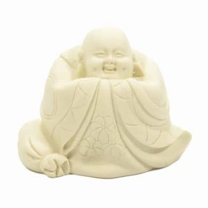 Buddha Image Polystone White (8 cm)